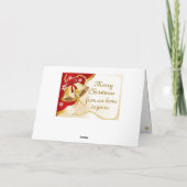 De gepersonaliseerde Vrolijke Kerstkaart van Feestdagen Kaart (Achterkant)