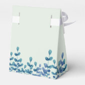 De gepersonaliseerde Waterverf verlaat Groen Blauw Bedankdoosjes (Achterkant)