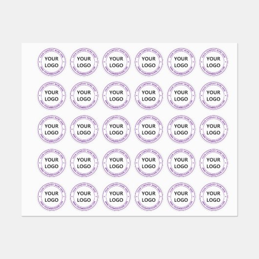 De gepersonaliseerde Website van de Naam van de Lo Labels (Vel)