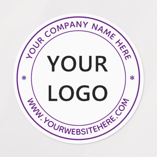 De gepersonaliseerde Website van de Naam van de Lo Labels (Design 2)