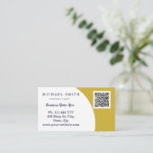 De gepersonaliseerde Zaken van de Code QR van de D Visitekaartje (Staand voorkant)