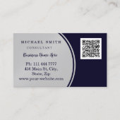 De gepersonaliseerde Zaken van de Code QR van de D Visitekaartje (Voorkant)