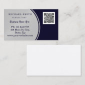 De gepersonaliseerde Zaken van de Code QR van de D Visitekaartje (Voorkant / Achterkant)