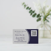 De gepersonaliseerde Zaken van de Code QR van de D Visitekaartje (Staand voorkant)