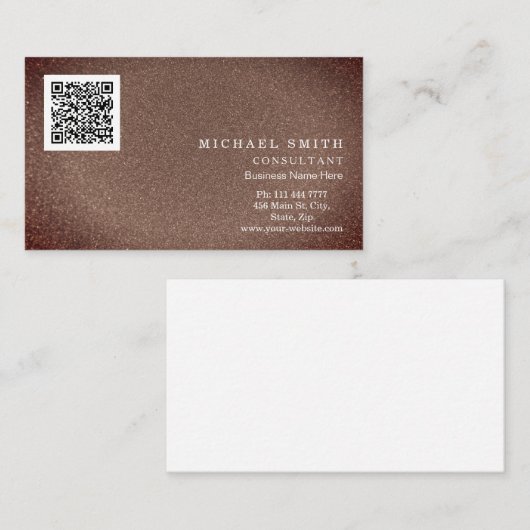 De gepersonaliseerde Zaken van de Code QR van de D Visitekaartje (Voorkant / Achterkant)