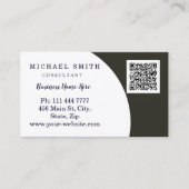 De gepersonaliseerde Zaken van de Code QR van de D Visitekaartje (Voorkant)