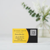 De gepersonaliseerde Zaken van de Code QR van de D Visitekaartje (Staand voorkant)
