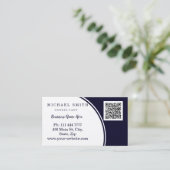 De gepersonaliseerde Zaken van de Code QR van de D Visitekaartje (Staand voorkant)