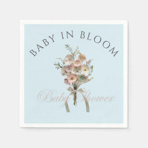 De geperste Wildflower Baby in Bloom Boho Baby sho Servet