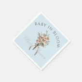 De geperste Wildflower Baby in Bloom Boho Baby sho Servet (Hoek)