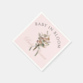 De geperste Wildflower Baby in Bloom Boho Baby sho Servet (Hoek)