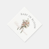 De geperste Wildflower Baby in Bloom Boho Baby sho Servet (Hoek)