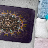 De gepilariseerde draad stropdas-in purpura refrac badmat