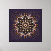 De gepilariseerde draad stropdas-in purpura refrac canvas afdruk (Voorkant)