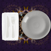 De gepilariseerde draad stropdas-in purpura refrac medium tafelloper