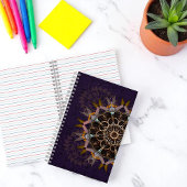 De gepilariseerde draad stropdas-in purpura refrac notitieboek