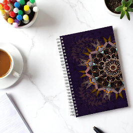 De gepilariseerde draad stropdas-in purpura refrac notitieboek