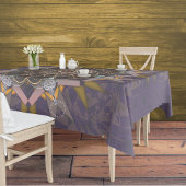 De gepilariseerde draad stropdas-in purpura refrac tafelkleed