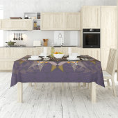 De gepilariseerde draad stropdas-in purpura refrac tafelkleed