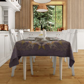 De gepilariseerde draad stropdas-in purpura refrac tafelkleed