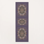 De gepilariseerde draad stropdas-in purpura refrac yogamat (Voorkant)