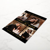 De geraffineerde FOLIE van het Koelen Bieden spare Folie Uitnodiging (Gedraaid)