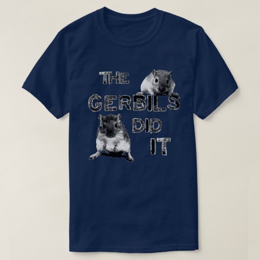 De Gerbils deden het T-shirt (Design voorkant)