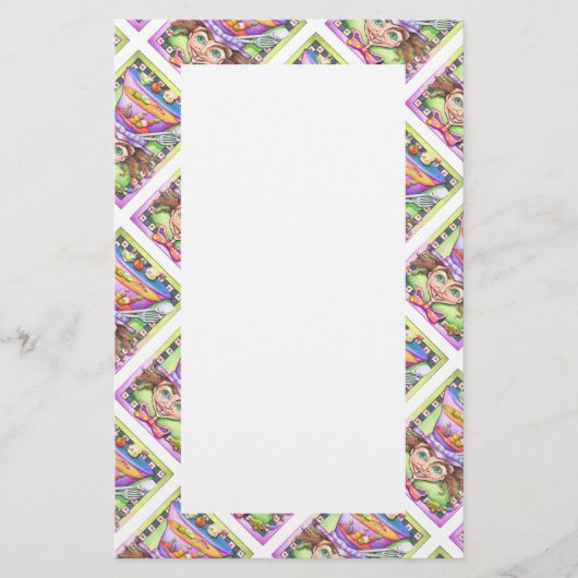 De GERECHTE BORD Briefpapier (Voorkant)