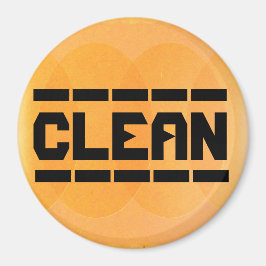 De gerechten zijn schoon magneet