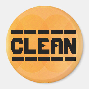 De gerechten zijn schoon magneet