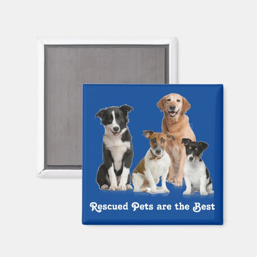 De gered Gezelschapsdieren zijn het beste Magneet (Voorkant / Achterkant)
