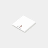 De gereedschappen van de dinosauriërschool post-it® notes (Schuin)