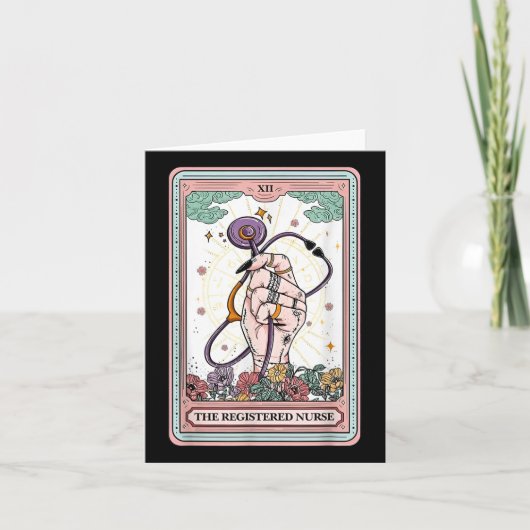 De geregistreerde Nurse Tarot Kaart (Voorkant)