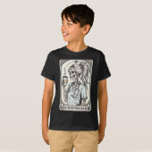 De geregistreerde Nurse Tarot Kaart Skeleton Rn Nu T-shirt (Voorkant volledig)