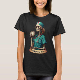 De Geregistreerde Verpleegster Skelet – Koffie & Z T-shirt