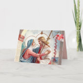 De gerezen Christus groet zijn moeder (Detail; MH0 Kaart (Voorkant)