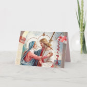 De gerezen Christus groet zijn moeder (Detail; MH0 Kaart (Voorkant)