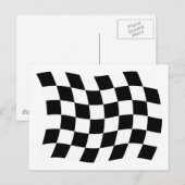 De Geruite Vlag Ansichtkaart Briefkaart (Voorkant / Achterkant)