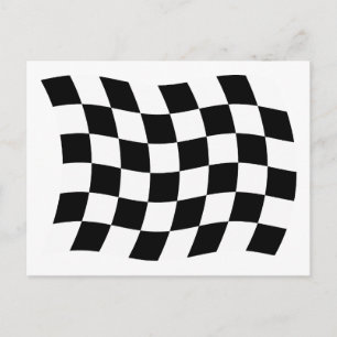 De Geruite Vlag Ansichtkaart Briefkaart