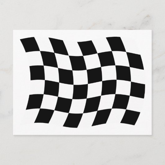 De Geruite Vlag Ansichtkaart Briefkaart (Voorkant)