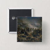 De Gervais Battery op de Siege van Sebastopol Vierkante Button 5,1 Cm (Voorkant /achterkant)