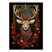 De Geschenken van Kerstmis Kaart (Voorkant)