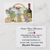 De geschenkmand - SRF Visitekaartje (Voorkant / Achterkant)