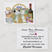 De geschenkmand - SRF Visitekaartje (Voorkant / Achterkant)