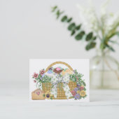 De geschenkmand - SRF Visitekaartje (Staand voorkant)