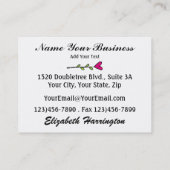 De geschenkmand - SRF Visitekaartje (Achterkant)