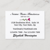 De geschenkmand - SRF Visitekaartje (Achterkant)