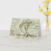 De geschetste Kaart van de Eenhoorn (Gele Bloem)