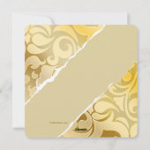 De gescheurde Kaart van de Vakantie van de Foto (Achterkant)