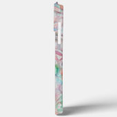 De gescheurde pixel in gekleurde textuur over van- Case-Mate iPhone case (Achterkant / Links)